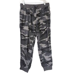 Splendid Jogger Pants Womens S Gray Camo Grunge Streetwear Athleisure Comfy